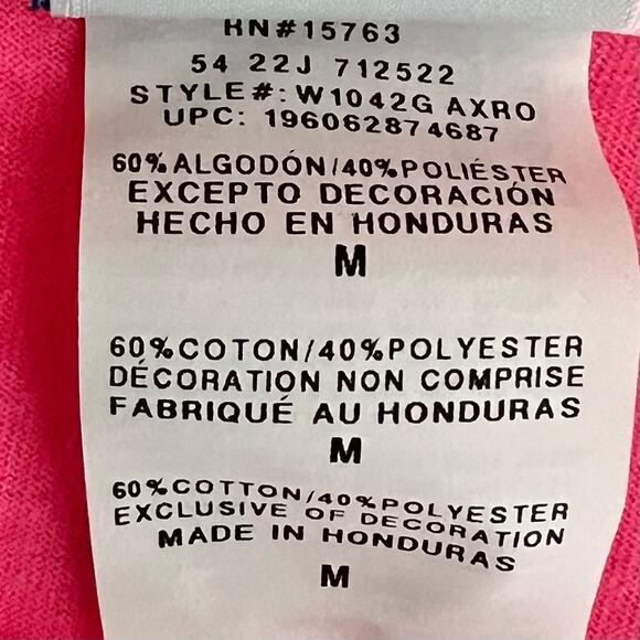 Champion Womens Size M Joyful Pink Classic Oversized Crewneck Logo Tee T-Shirt - Picture 11 of 12